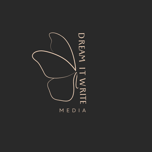 The Dream It Write Media logo, which includes an image of a butterfly and a link to www.dreamitwrite.com.